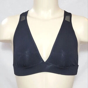 XS X-SMALL Xhilaration Cotton Modal Sporty Crossback‎ Bralette Bra Black NWT
